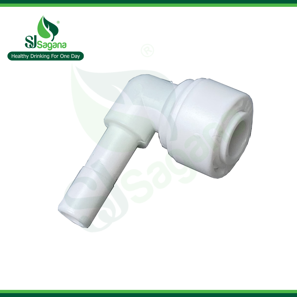 L-shaped quick connect coupling plug 6 to wire 6 ST013A