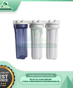 Bộ lọc ba 10 inch liền nắp