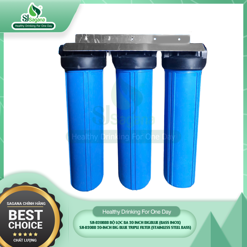 SJI-B20BBB Bộ lọc ba 20 inch bigblue (bass inox)