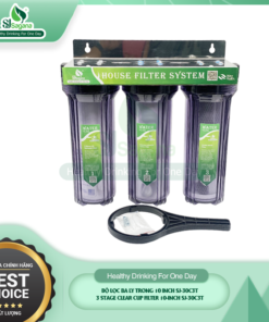 3 stage clear cup filter 10-inch SJ-30C3T