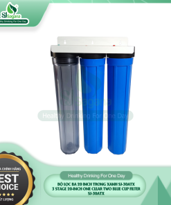 3 stage 20-inch one clear two blue cup filter SJ-30ATX