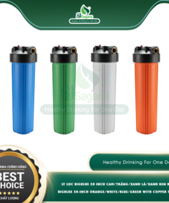 Bigblue 20-inch orange/white/blue/green with copper thread