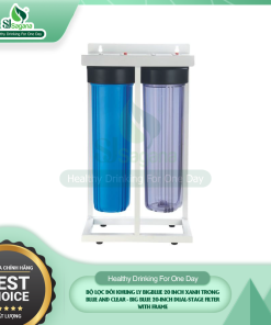 Blue and Clear - Big Blue 20-inch Dual-Stage Filter with frame