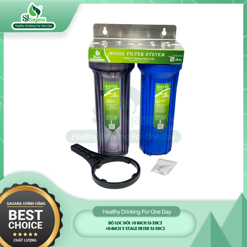 Bộ lọc đôi 10 inch SJ-20C3