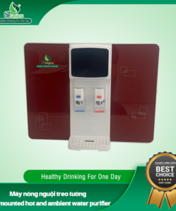 Wall-mounted hot and ambient water purifier