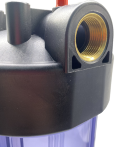 Alternative view of Clear Bigblue 20-inch with copper thread