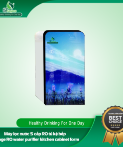 5 stage R.O water purifier: kitchen cabinet form