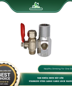 Stainless steel large cable lock valve