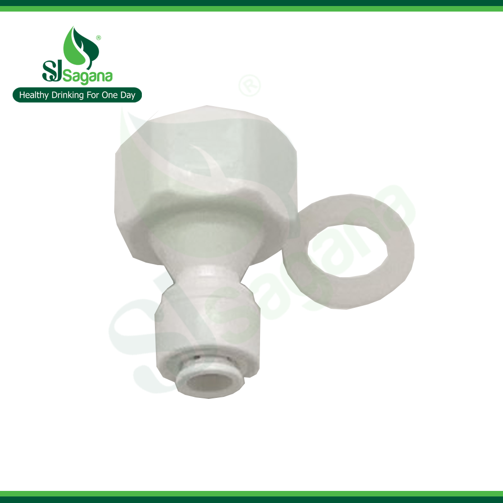 Straight Internal Threaded Connector 21-6mm ST015C