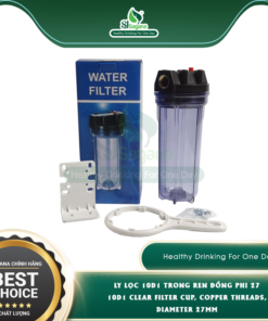 10D1 Clear filter cup, copper threads, diameter 27mm