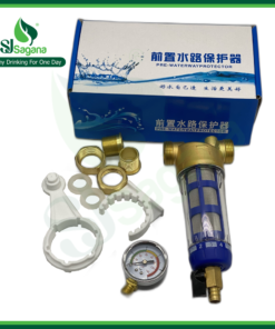 Filter head set with threaded connection 27/34 and built-in gauge