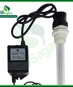 Alternative view of Water disinfection integrated 16W UV lamp set