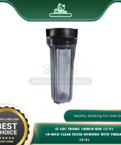 10-inch clear filter housing with thread 13/21