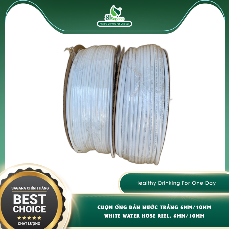 Cuộn ống dẫn nước trắng 6mm/10mm