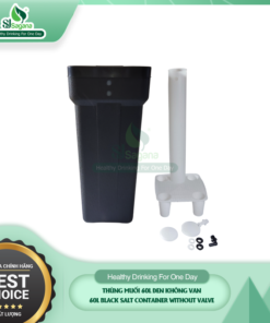 Thùng muối 60L đen không van